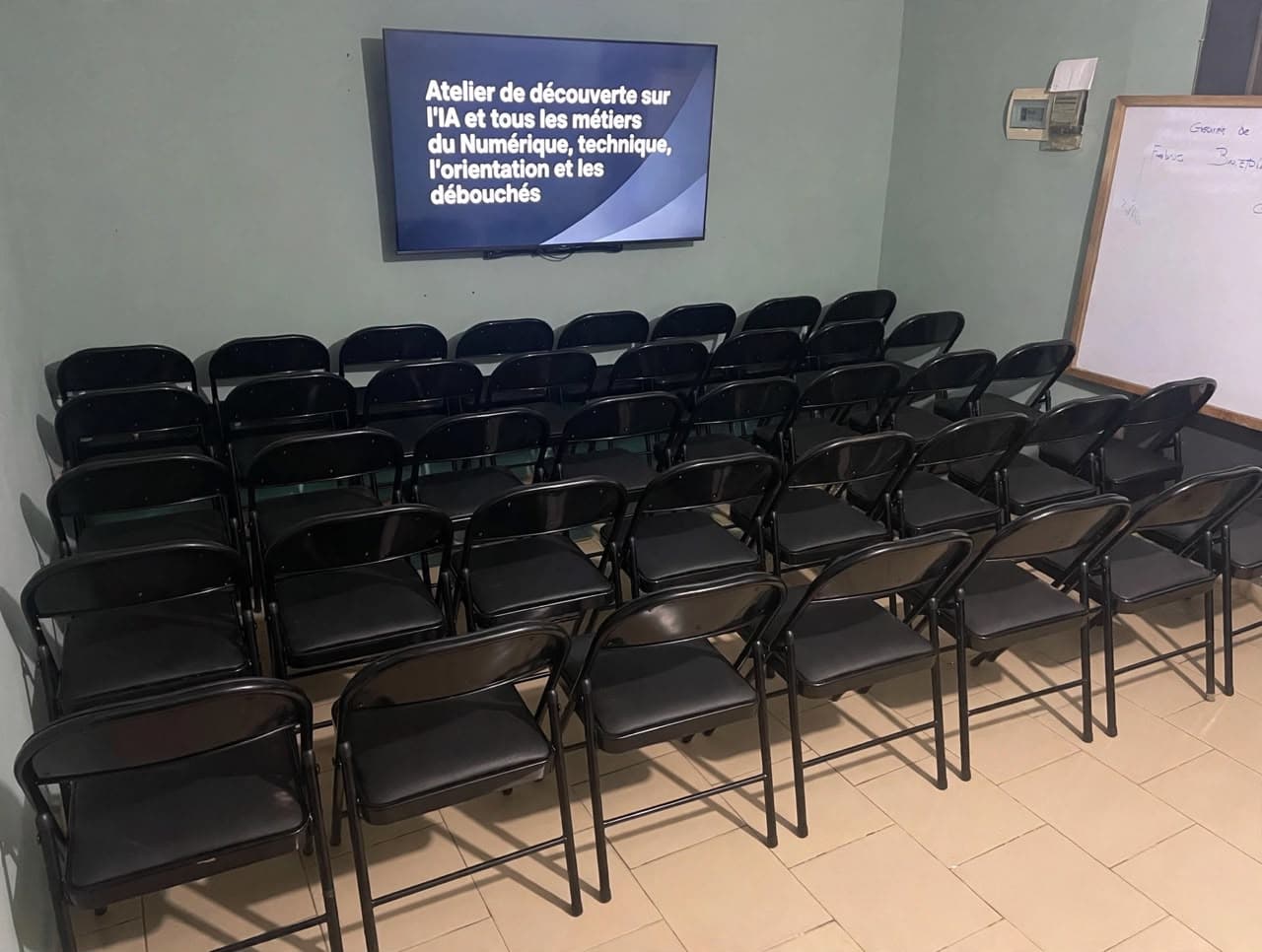 Salle de formation NLAcademy lors d'un atelier découverte sur l'IA