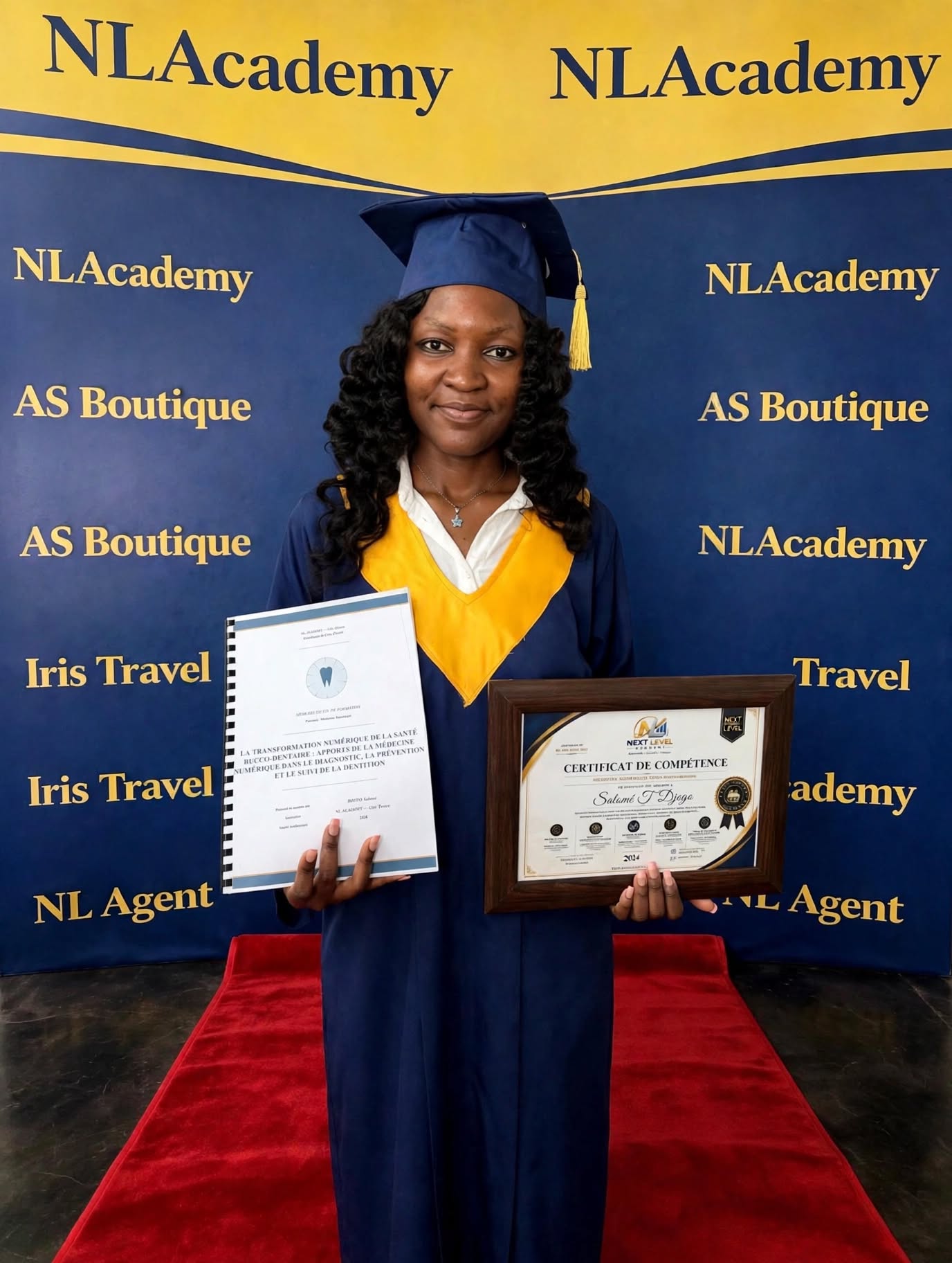 Photo de Djoyo Salomé, apprenant NLAcademy